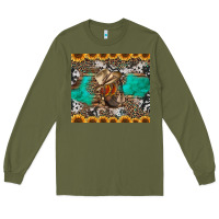 Army Green western boots and sunflowers tumbler Long Sleeve Tee - Jasminsmagicworld