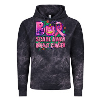 Cloud Black halloween boo with cancer ribbon breast cancer sca Vintage Hoodie - AdoDesignShop