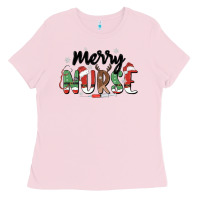 Bubblegum Pink merry nurse Ladies Tee - MaliasSmallBusiness