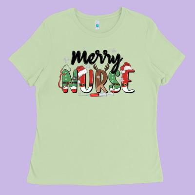 Ladies Tee merry nurse