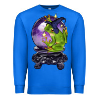 True Royal Halloween Frog With Crystal Ball Premium Sweatshirt - LillyAllenDesigns