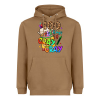 Toasted Coconut 100 days of cray cray Heavyweight Hoodie - LillyAllenDesigns