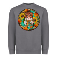 Storm fall gnomes round earrings 2 Heavyweight Sweatshirt - Artiststas