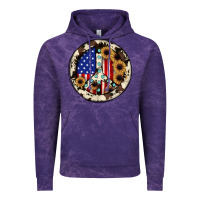 Cloud Purple Peace sign Vintage Hoodie - JahusDesignShop