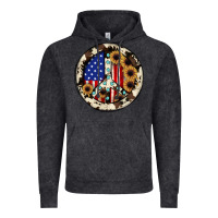 Vintage Black Peace sign Vintage Hoodie - JahusDesignShop