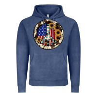 Vintage Denim Peace sign Vintage Hoodie - JahusDesignShop