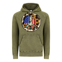 Vintage Olive Peace sign Vintage Hoodie - JahusDesignShop