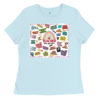 Baby Blue teacher daily affirmations Ladies Tee - MaliasSmallBusiness