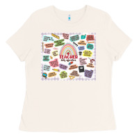 Bone teacher daily affirmations Ladies Tee - MaliasSmallBusiness