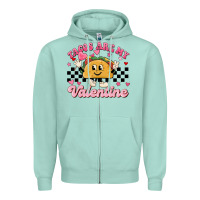 Tacos Are My Valentine Zipper Hoodie | Teevron