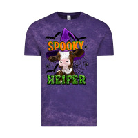 Cloud Purple Spooky heifer halloween Vintage Tee - Artiststas