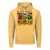 Vintage Mustard bus driver chrıstmas Vintage Hoodie - AdoDesignShop