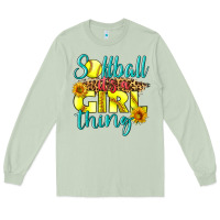 Matcha softball it's a girl thing Long Sleeve Tee - LillyAllenDesigns