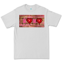 Dove Grey Valentine's Day Xoxo Premium Tee - RanaPortraitStore