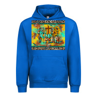 Cobalt faith over fear Urban Hoodie - CowGirlArtShop