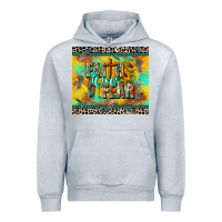 Heather Grey faith over fear Urban Hoodie - CowGirlArtShop