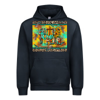 Navy faith over fear Urban Hoodie - CowGirlArtShop