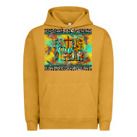Pigment Peanut Butter faith over fear Urban Hoodie - CowGirlArtShop