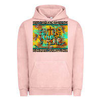 Pigment Salmon faith over fear Urban Hoodie - CowGirlArtShop