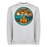 Fall Gnomes Round Earrings 3 Heavyweight Sweatshirt | Teevron