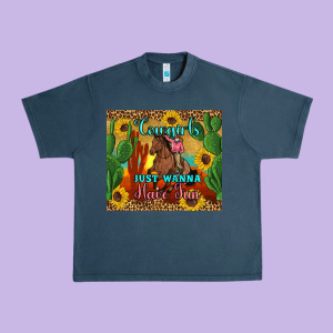 Cowgirls Just Wanna Have Fun Urban Heavy Tee Designed By Artiststas