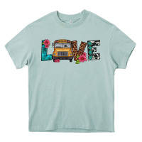 Love School Bus Heavy Core Tee | Teevron