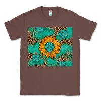 Chestnut Sunflower Gemstone Leopard Classic Tee - Artiststas