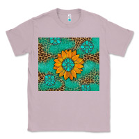Lilac Sunflower Gemstone Leopard Classic Tee - Artiststas