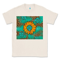 Natural Sunflower Gemstone Leopard Classic Tee - Artiststas