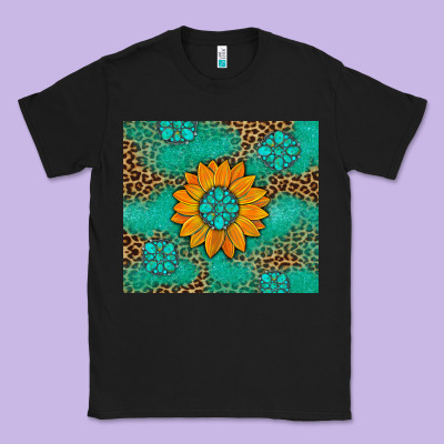 Sunflower Gemstone Leopard Classic Tee Designed By Artiststas