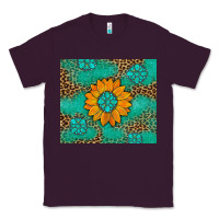 Plum Sunflower Gemstone Leopard Classic Tee - Artiststas