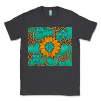 Smoke Sunflower Gemstone Leopard Classic Tee - Artiststas