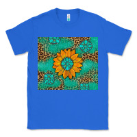 True Royal Sunflower Gemstone Leopard Classic Tee - Artiststas