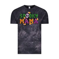 Cloud Black Spooky mama Vintage Tee - Artiststas
