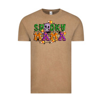 Vintage Coffee Spooky mama Vintage Tee - Artiststas