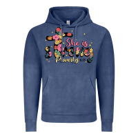 Vintage Denim she is strong proverbs 31 25 Vintage Hoodie - JahusDesignShop