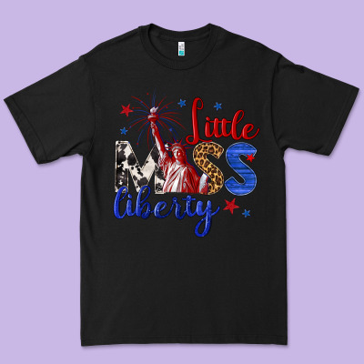Premium Tee little miss liberty billie wilder