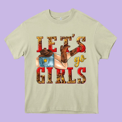 Lets Go Girls Tbw Heavy Core Tee Designed By Texasbilliewilder