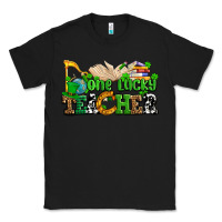 Black one lucky teacher Classic Tee - AdoDesignShop
