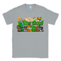 Heather Grey one lucky teacher Classic Tee - AdoDesignShop