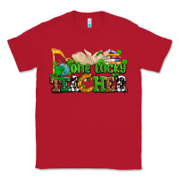 Red one lucky teacher Classic Tee - AdoDesignShop