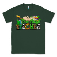 Sports Green one lucky teacher Classic Tee - AdoDesignShop