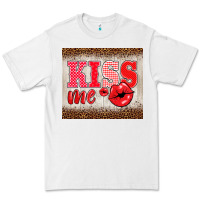 White valentine's day kiss me Premium Tee - BarkalooDesign