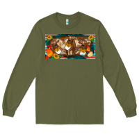 Army Green western cow cockerel chick  serape leopard sunflowers license plate te Long Sleeve Tee - BarkalooDesign