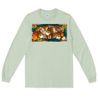 Matcha western cow cockerel chick  serape leopard sunflowers license plate te Long Sleeve Tee - BarkalooDesign