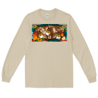 Mushroom western cow cockerel chick  serape leopard sunflowers license plate te Long Sleeve Tee - BarkalooDesign