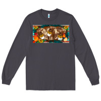 Smoke western cow cockerel chick  serape leopard sunflowers license plate te Long Sleeve Tee - BarkalooDesign