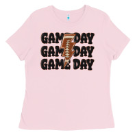 Bubblegum Pink game day game day game day basketball Ladies Tee - MaliasSmallBusiness