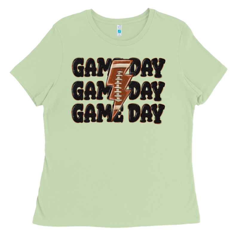 Game Day Game Day Game Day Basketball Ladies Tee by MaliasSmallBusiness | Teevron