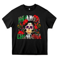 Black mama chingona Heavy Core Tee - Zillion Design Studio